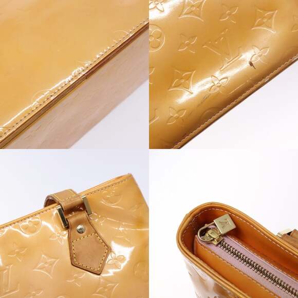 LOUIS VUITTON Monogram Vernis Houston Bag Marshmallow Pink M91302 - Picture 11 of 13